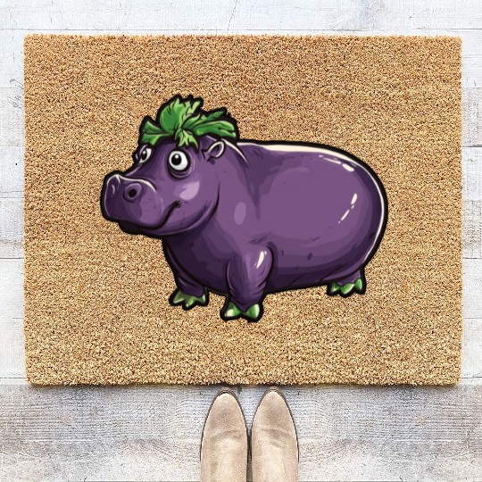 Hip Eggplant Coir Doormats