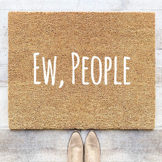 Funny Ew People Coir Doormats