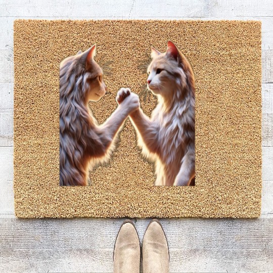 Classic cat Coir Doormats