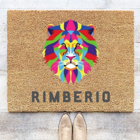 Remberio Lion Graphic Design – Bold, Creative & Pr Coir Doormats
