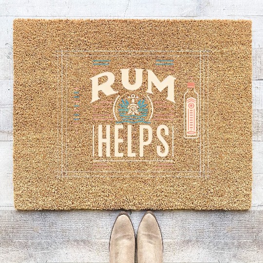 Rum Helps 7 Coir Doormats