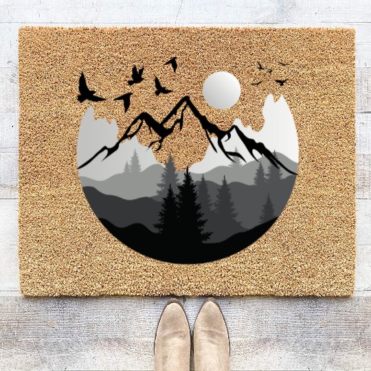 Beautiful Nature | Wilderness Landscape Adventure Coir Doormats