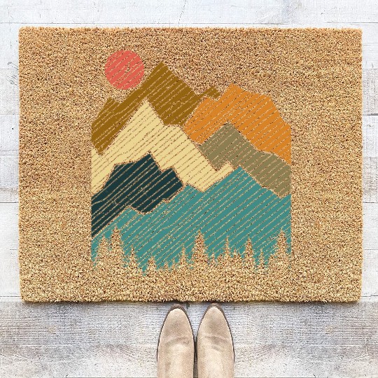 Vintage Wilderness Coir Doormats