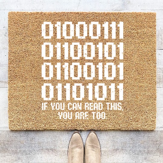 Science Nerd Physics Student Jokes Geek Coir Doormats