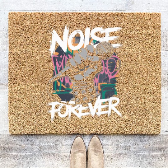 Noise Forever Punk Rock Metal Music Coir Doormats