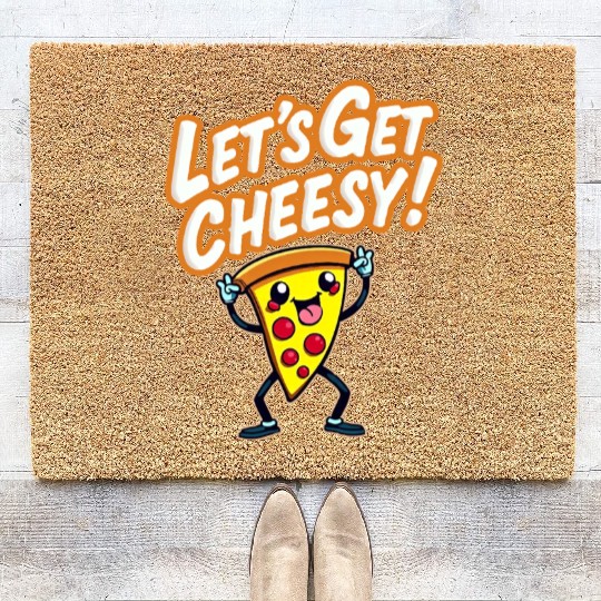 Let s Get Cheesy Coir Doormats