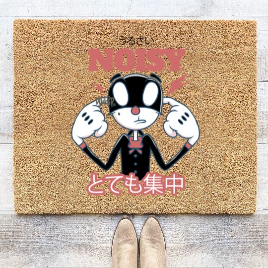 noisy Cat Anatomy Coir Doormats