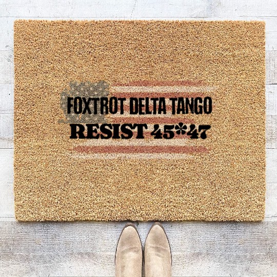 Foxtrot Delta Tango Coir Doormats