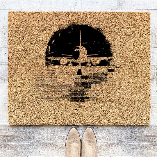 Aircraft Sketch Coir Doormats