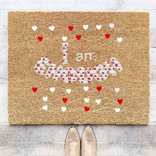 I Am Enough - Faith & Love Design | Psalm 139:14 Coir Doormats