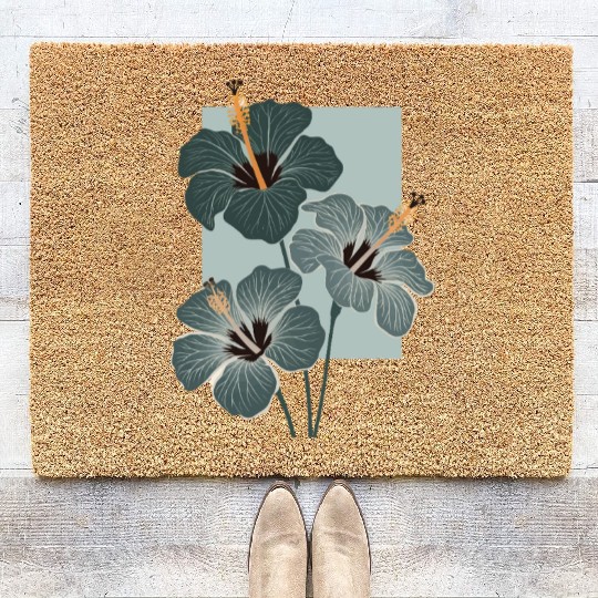 Hibiscus Coir Doormats