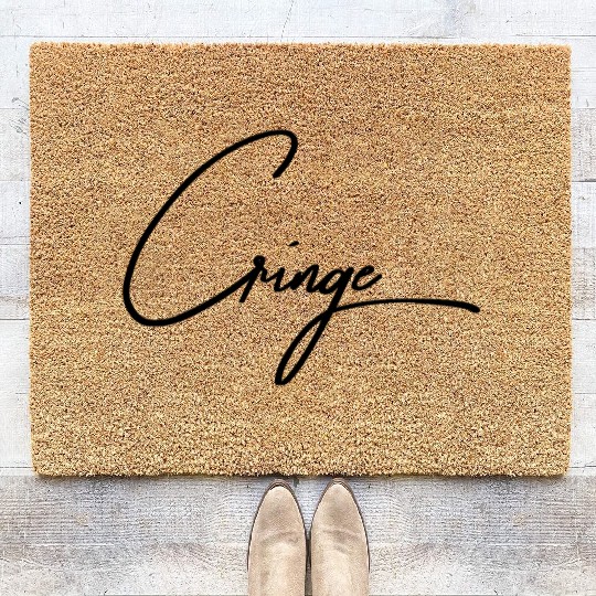 “That’s So Cringe” – Gen Z Mood Design Coir Doormats