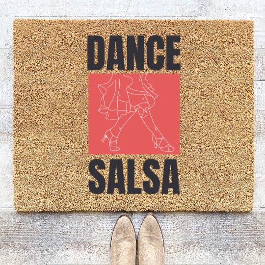 Dance Salsa. Coir Doormats