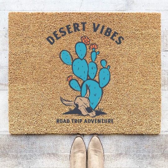 DESERT VIBES ROAD TRIP ADVENTURES Coir Doormats