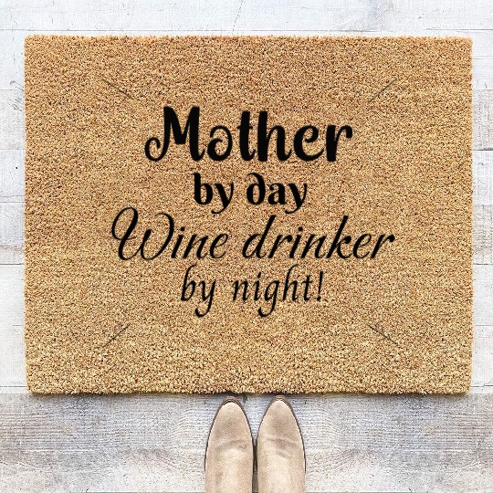 Funny Mother's Day Statement Design Coir Doormats