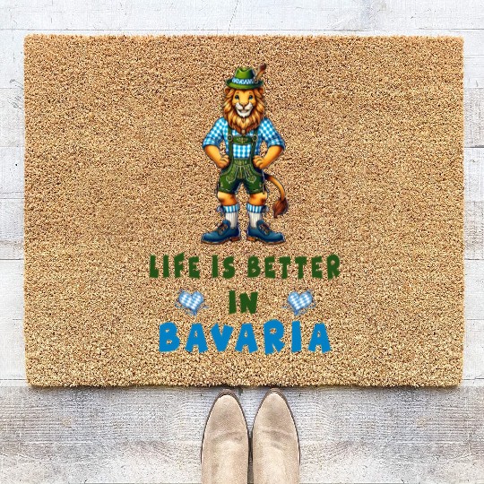 Bavarian Lion Coir Doormats