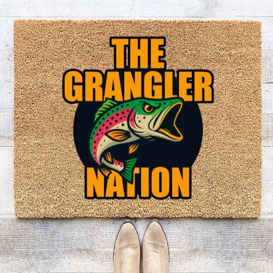 Grangler Nation (Rainbow Trout) Coir Doormats