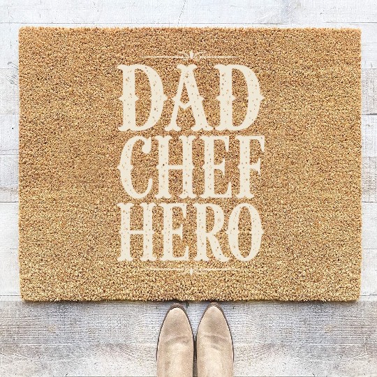 Dad Chef Hero Coir Doormats
