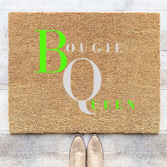 Bougie Queen Lime& Gray Coir Doormats