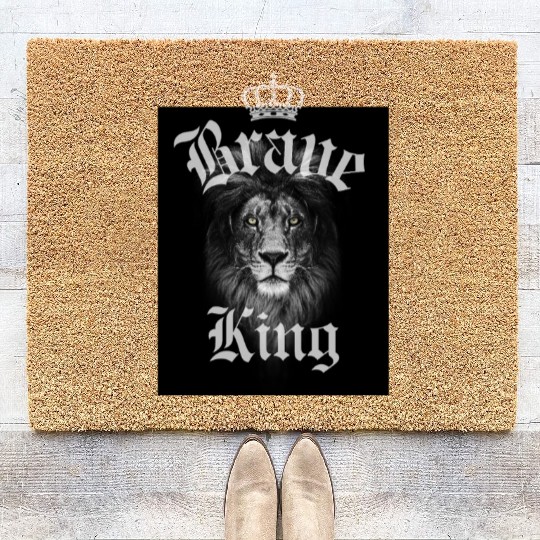 Majestic Lion King Coir Doormats