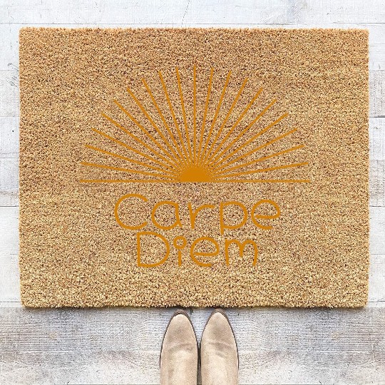 Carpe Diem Coir Doormats