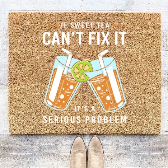 Sweet Tea Lover Drinker Coir Doormats