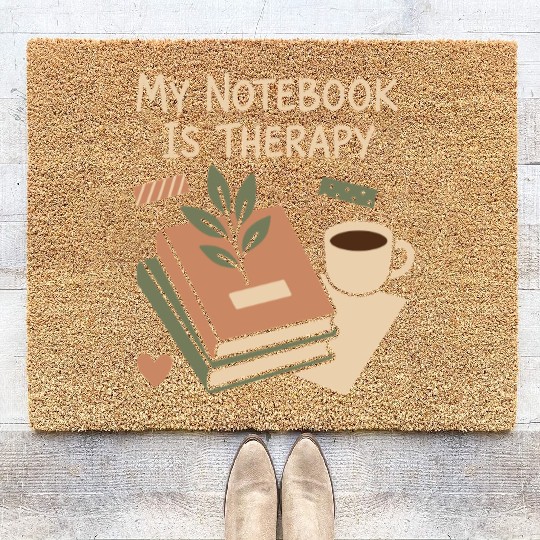Journaling Aesthetic Creative Planner Life Writing Coir Doormats