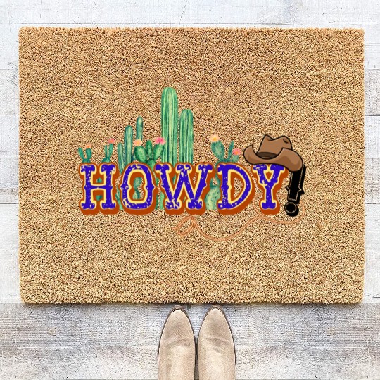 HOWDY! Coir Doormats