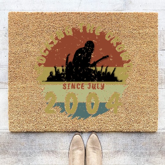 21st Birthday Rocking the crowd GIT 07/2004 Coir Doormats