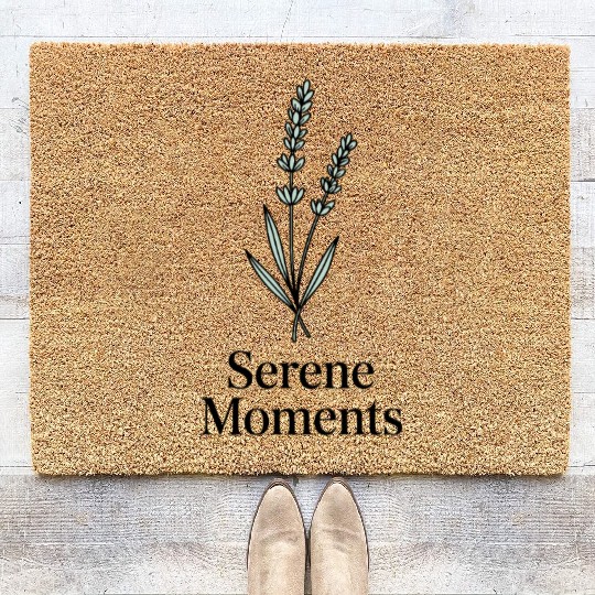 Serene Moments Lavender Calm Coir Doormats