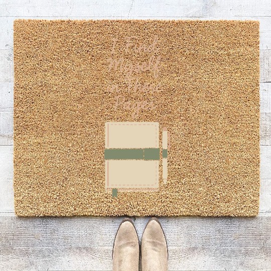 Journaling Aesthetic Creative Planner Life Writing Coir Doormats