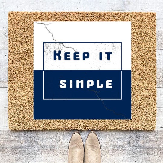 "Keep It Simple" Coir Doormats