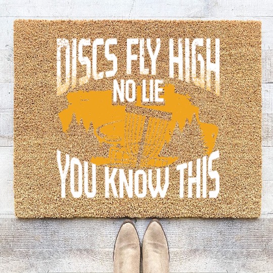 Disc Golf Ultimate Frisbee Discgolf Coir Doormats