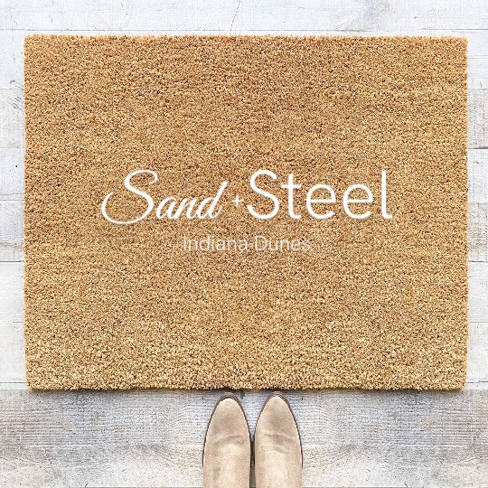 Sand + Steel | Indiana Dunes Coir Doormats