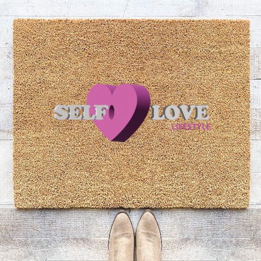 3D Self Love Coir Doormats