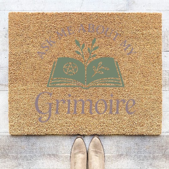 Pagan Pride Wiccan Lifestyle Earth Magic Witch Coir Doormats