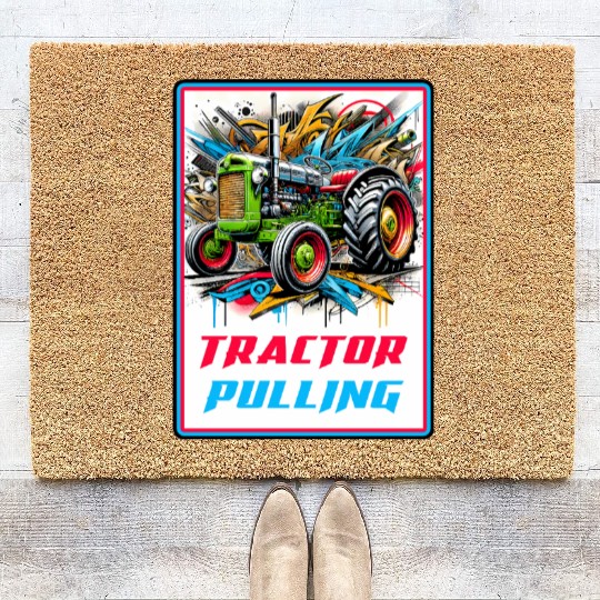 Tractor Pulling Power Coir Doormats