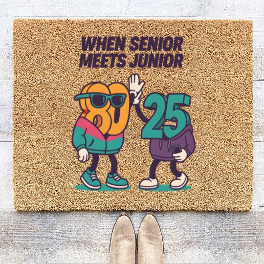 When vintage and newborn meets Coir Doormats