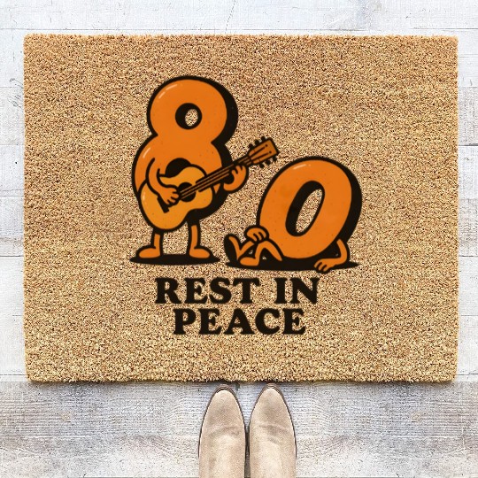 Rest in peace 80s Coir Doormats