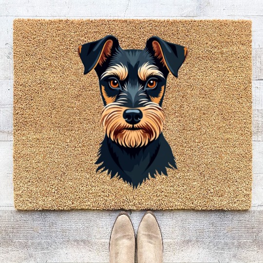 “Miniature Schnauzer” – Bold & Beautiful Dogs Coir Doormats