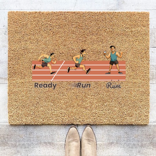 Runners Race Day, Daily Training, Ready Run Rum Coir Doormats
