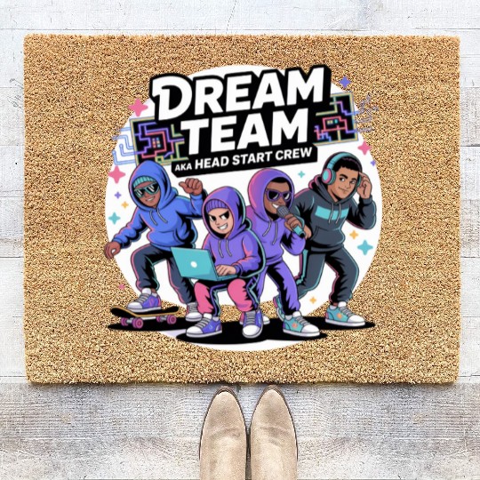 Dream Team Vibes: Head Start Crew Edition Coir Doormats