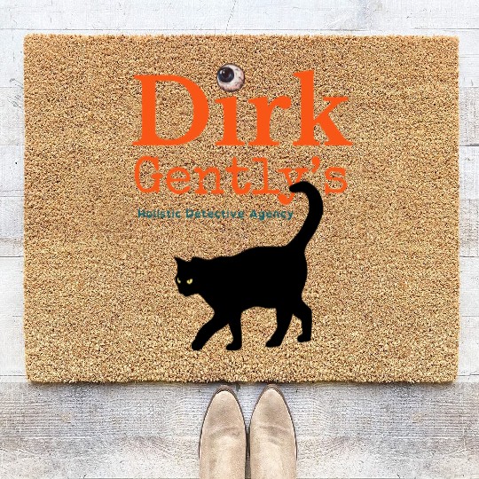 Dirk Gently Holistic Mayhem Fan Coir Doormats
