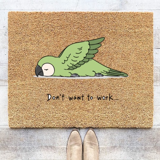 Red-shouldered Macaw Coir Doormats