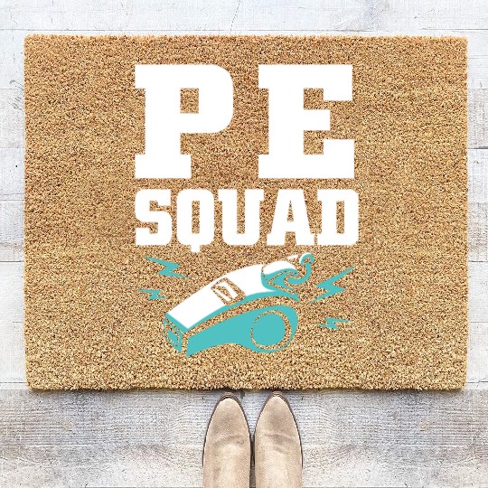 Physical Education Teacher PE Coach Coir Doormats