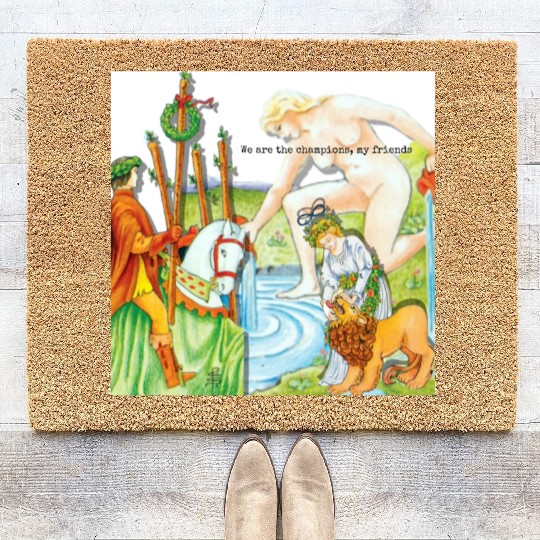 True Crime Tarot Everyday Items Coir Doormats