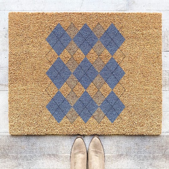 Argyle Coir Doormats
