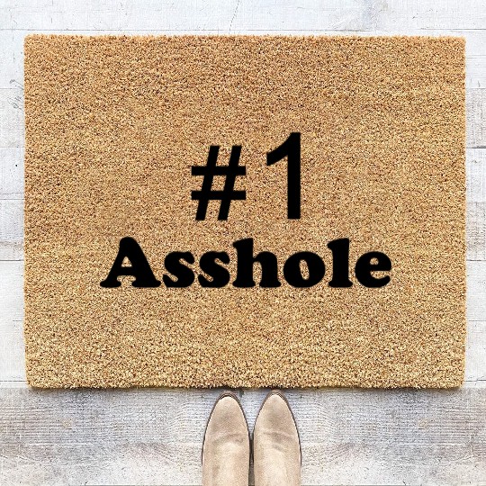 Nr 1 Asshole Coir Doormats