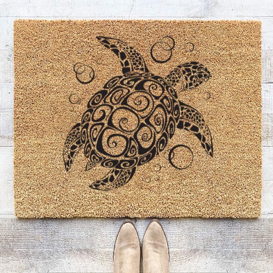 Sea Turtle Coir Doormats