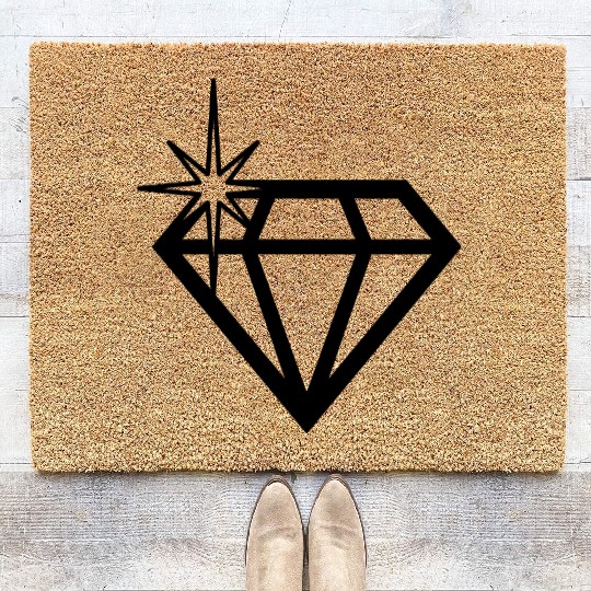 diamond bling Coir Doormats